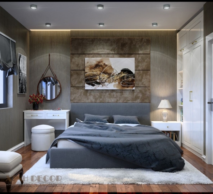 Thiết kế nội thất căn hộ 1 phòng ngủ – CC Vũng Tàu Center (Mrs. Chi)