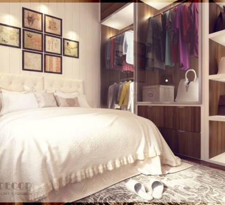 Thiết kế nội thất căn hộ 1 phòng ngủ – CC Vũng Tàu Center (Ms. Quy)